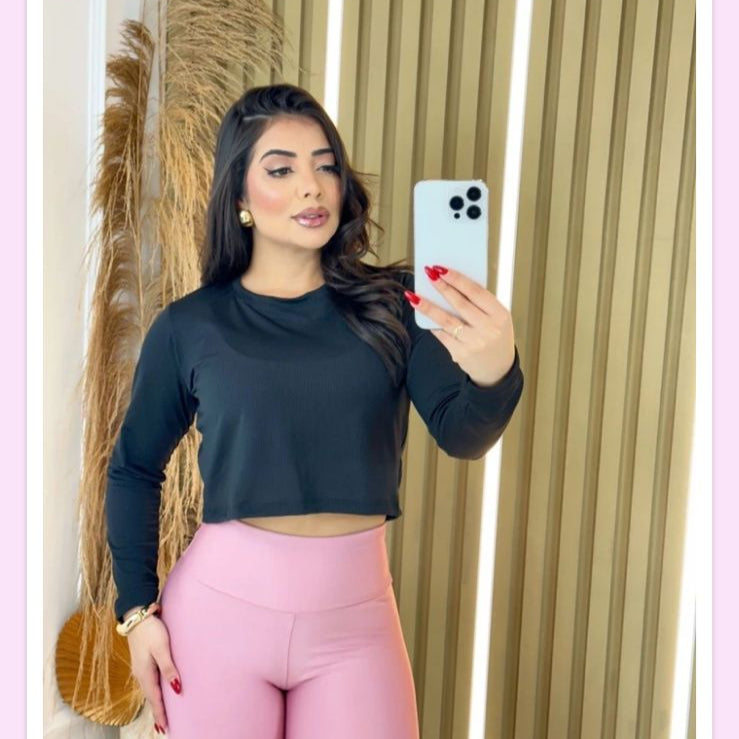 Cropped manga longa